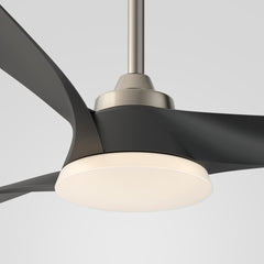 Modern & Sleek | 60”, 6 Speeds, Remote Control | 700 Lumens | Brushed Nickel/Matte Black Finish Modern & Sleek | 60”, 6 Speeds, Remote Control | 700 Lumens | Brushed Nickel/Matte Black Finish