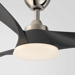 Modern & Sleek | 60”, 6 Speeds, Remote Control | 700 Lumens | Brushed Nickel/Matte Black Finish Modern & Sleek | 60”, 6 Speeds, Remote Control | 700 Lumens | Brushed Nickel/Matte Black Finish