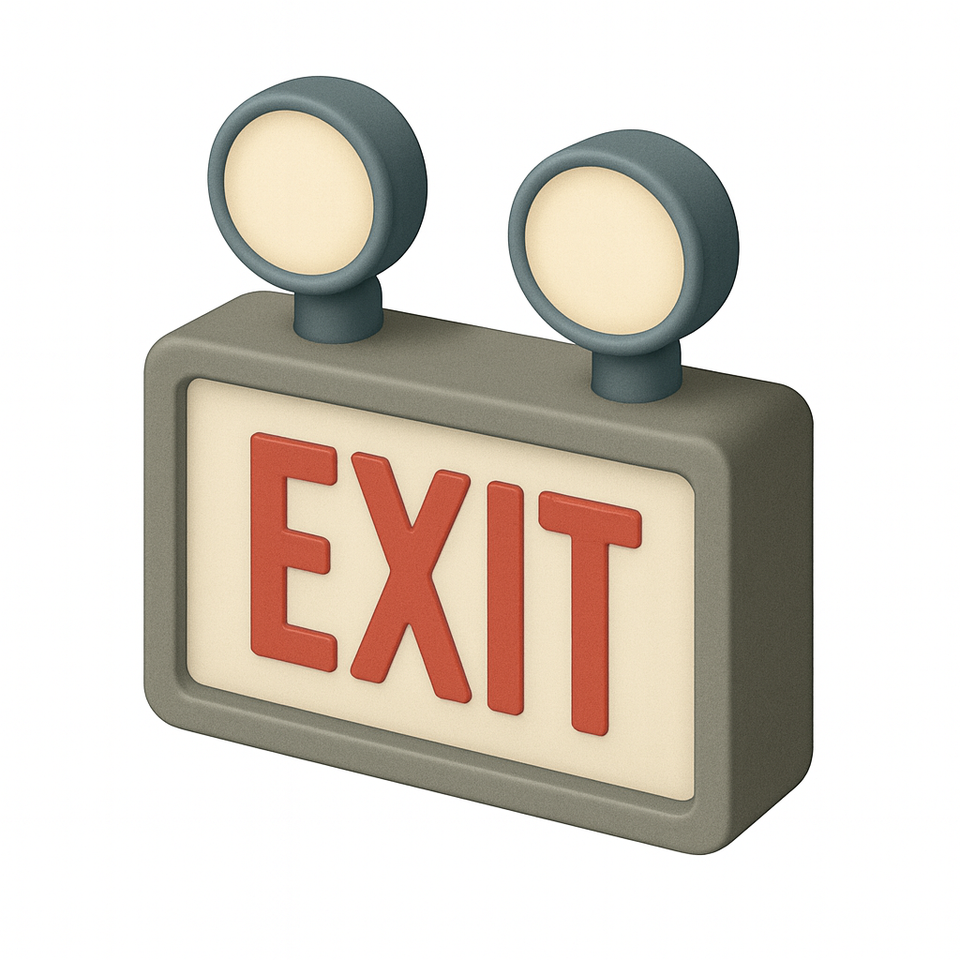 Exit Emergency Lights