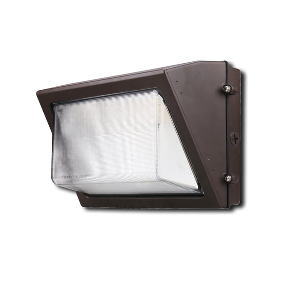 Lumight 40W/60W/80W LED Semi-Cutoff Wall Pack Light – 3CCT Selectable (3000/4000/5000K), Photocell, 6,000–12,000 Lumens, IP65 – Outdoor Security Light for Commercial & Residential Use