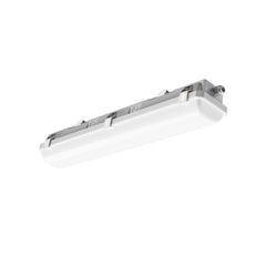 Lumight 2FT LED Vapor Tight Light – 20W/25W/30W, 3CCT Selectable (3500K/4000K/5000K), 3,900 Lumens, IP65, NSF, Gray – Compact Wet Location-Rated Commercial Fixture
