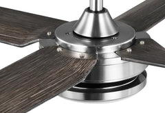 Indoor/Outdoor fan with LED Light Kit | 56”, 6 Speeds, Remote Control | 800 Lumens | 3 CCT Selectable | Brushed Nickel