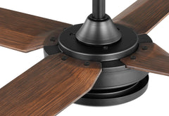 Indoor/Outdoor fan with LED Light Kit | 56”, 6 Speeds, Remote Control | 800 Lumens | 3 CCT Selectable | Brushed Nickel