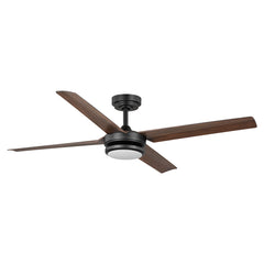 Indoor/Outdoor fan with LED Light Kit | 56”, 6 Speeds, Remote Control | 800 Lumens | 3 CCT Selectable | Brushed Nickel