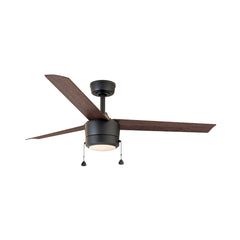 Indoor Fan with LED Light Kit | 44”, 3 Speeds, Pull-chain Control | 1000 Lumens | 3 CCT Selectable | Matte Black/Dark Brown Finish