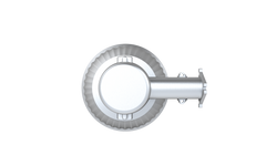 Dusk-To-Dawn Area Light, Replaceable 65W CFL E26 Bulb, Photocell, Grey