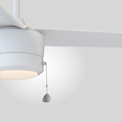 Indoor Fan with LED Light Kit | 52”, 3 Speeds, Pull-chain Control | 1000 Lumens | 3 CCT Selectable | Matte White Finish