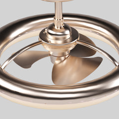 Indoor/Outdoor LED Fandelier | 23.5”, 3 Speeds, Remote Control | 1959 Lumens | 3000K CCT | White Finish