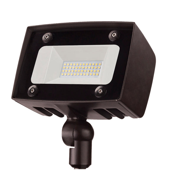 Wide Optics LED Floodlight | Fabricator Series | 50W | 4000K | 5321 Lumens | Bronze Finish
