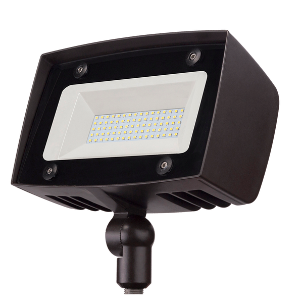 Flood Light, 50W, 5000LM, 120-277V, Photocontrol, White