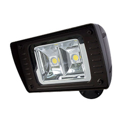 Wide Beam Flood Light, 40W, 4733 lm, 128 LM/W, 5000K, Yoke Mount, No Photocell, Non Dimming