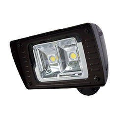 Narrow Beam Flood Light, 40W, 4733 lm, 128 LM/W, 4000K, Yoke Mount, No Photocell, Non Dimming