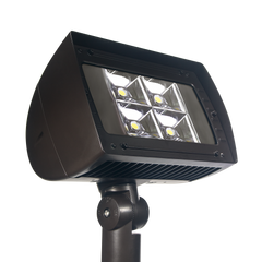 Wide Beam Flood Light, 135W, 16420 lm, 119 LM/W, 5000K, Kuckle/Slipfitter Mount, No Photocell, Non Dimming