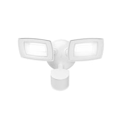 Motion Sensor | LED Security Light | Charlotte Series | 45W | 4000K | 6000 Lumens | White Finish