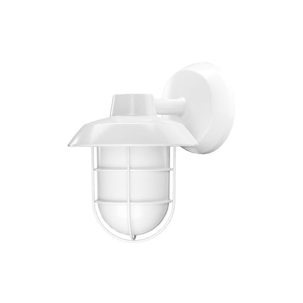Architectural LED Wall Sconce | Torrential Series | Changeable CCT | 1000 Lumens | White Finish