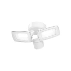 Motion Sensor | LED Security Light | Charlotte Series | 22W | 4000K | 3279 Lumens | White Finish