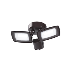 Motion Sensor | LED Security Light | Charlotte Series | 45W | 4000K | 6000 Lumens | White Finish