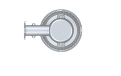 Dusk-To-Dawn Area Light, Replaceable 65W CFL E26 Bulb, Photocell, Grey